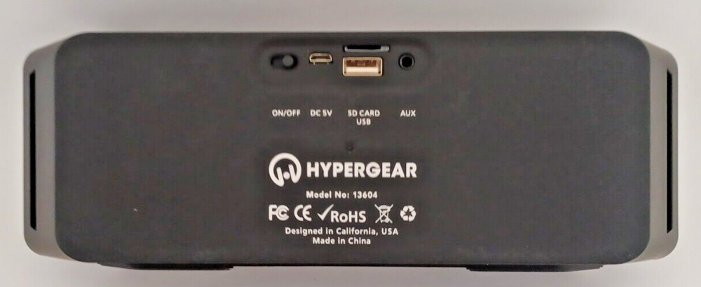 NEW HYPERGEAR RAVE BLUETOOTH SPEAKER & HEADPHONES MULTI-COLORED LIGHTSHOW