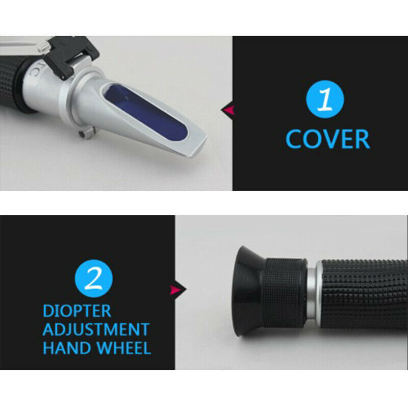 Brix Refractometer ATC For Wort Beer Specific Gravity 1.000-1.120 Hydrometer NEW