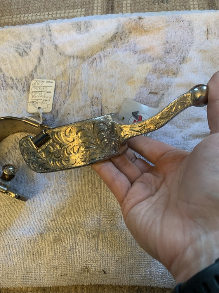 Engraved Ball Spurs NWT