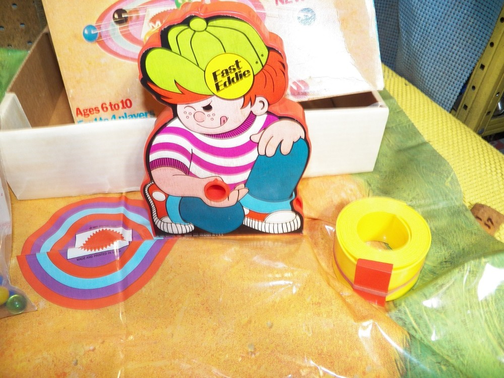 1970 MATTEL "FAST EDDIE" Marble Game