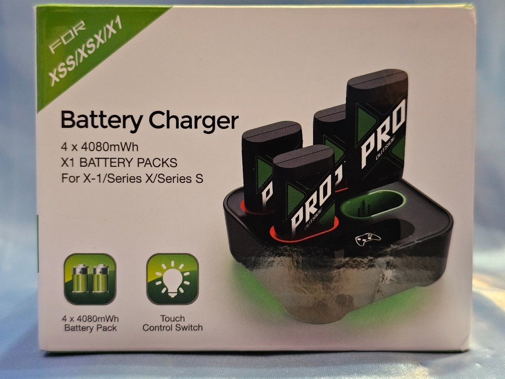 UPGRADED CHARGER FOR XBOX ONE CONTROLLER BATTERY PACK W/CHARGING CABLE