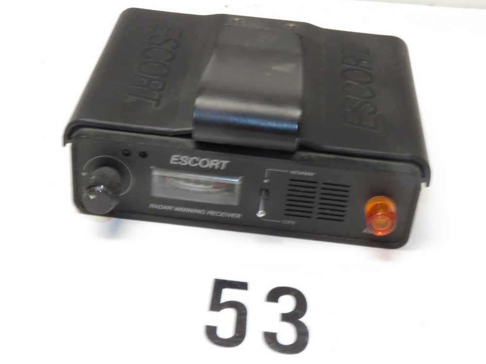 MINT Vintage Escort Radar Warning Receiver No Power Cable Tested