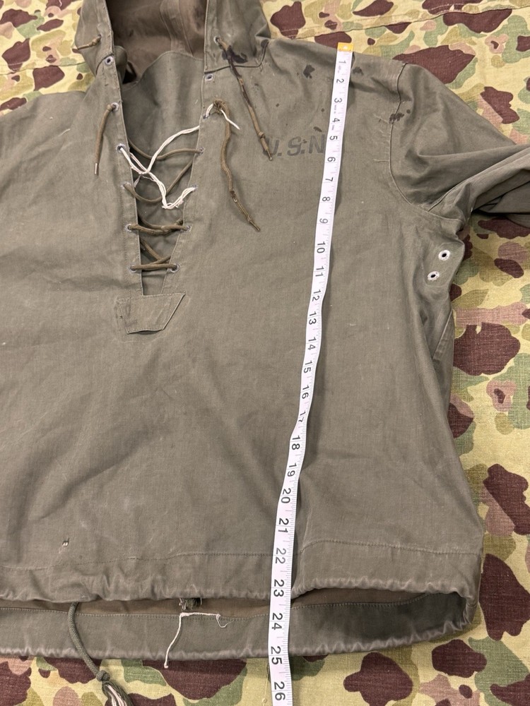 WWII USN Deck Coat Wet Weather Jacket