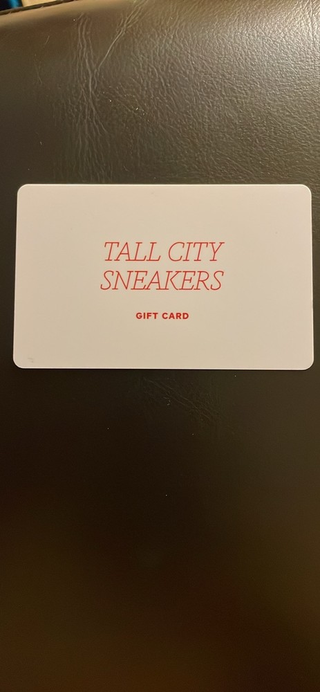 Tall City Sneakers Gift Card