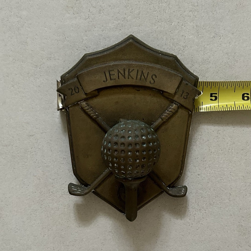 JENKINS GOLF BALL BRASS DOOR KNOCKER