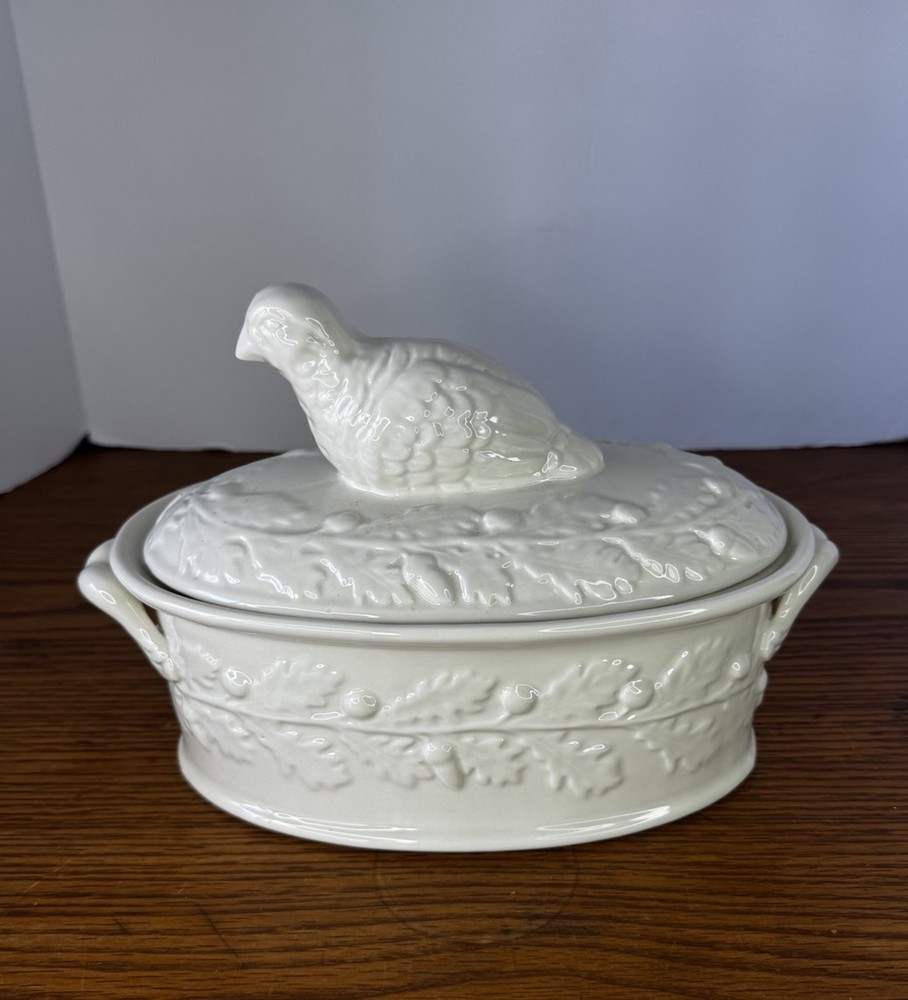 Ceramic Bird Oval Center Piece