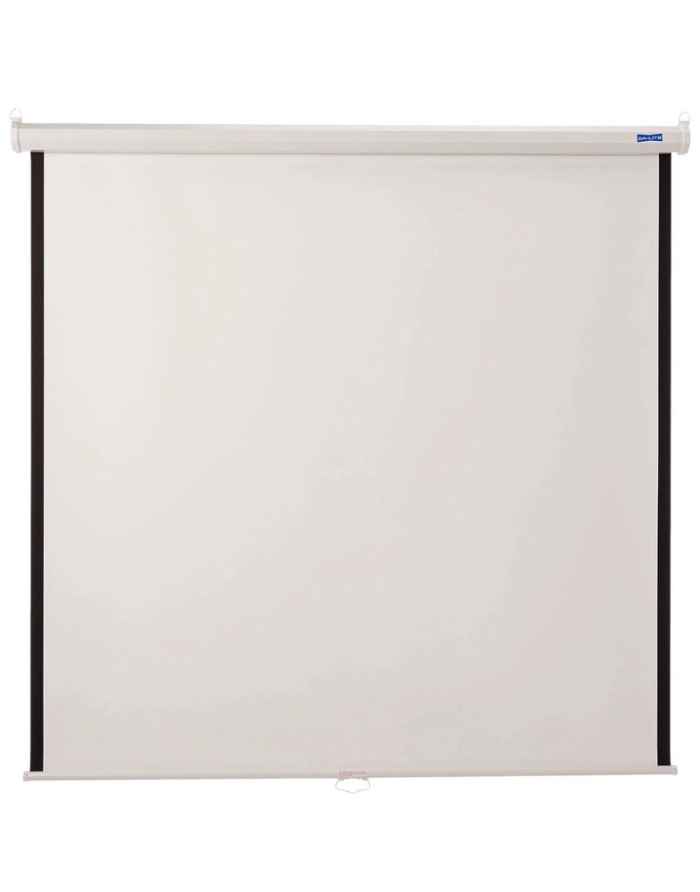 DA-LITE 40184 Model B Matte White 60"x60" Pull-Down Projection Screen