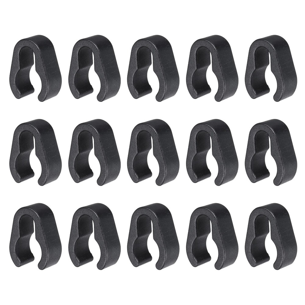 15Pcs 14mm Microphone Cable Clips Universal Microphone Stand Cable Clips