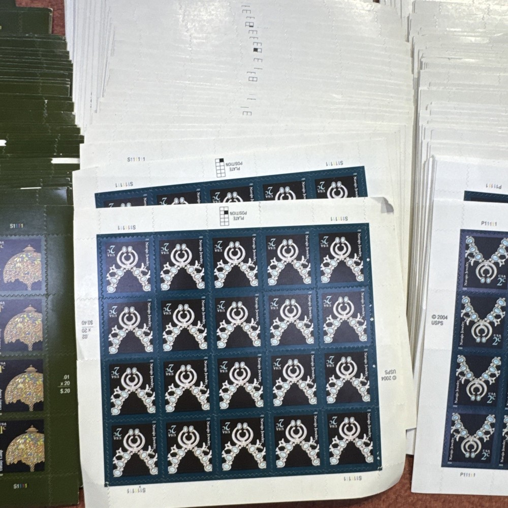 1 Cent and 2 Cent Stamps! $75.40 Value