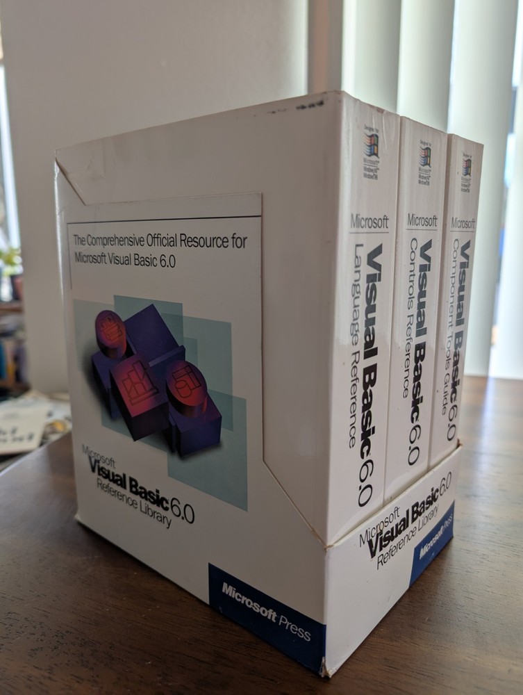 Microsoft Visual Basic 6.0 Reference Library 1998 Near FINE+