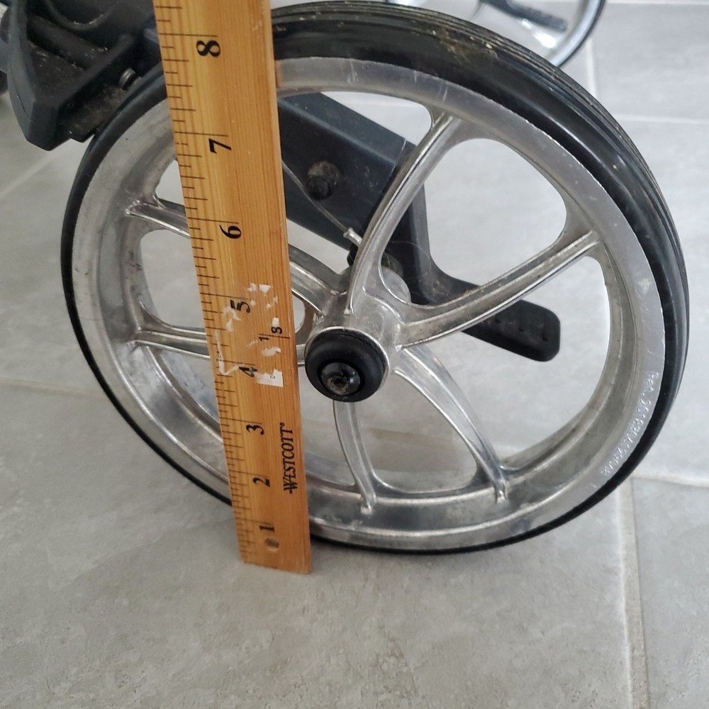 Zler Upright Walker, Tall Walker Stand Up Folding Rollator Gray