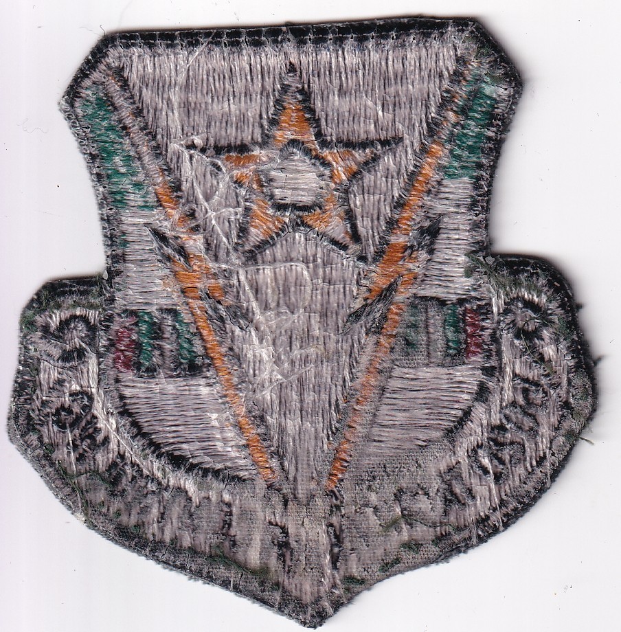 6020th Tactical Air Control Wing patch muted US Air Force old cut edge USAF
