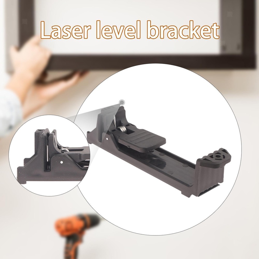 Level Bracket Leveling Support Stand Heavy Duty Black Easy to Mount Hardware