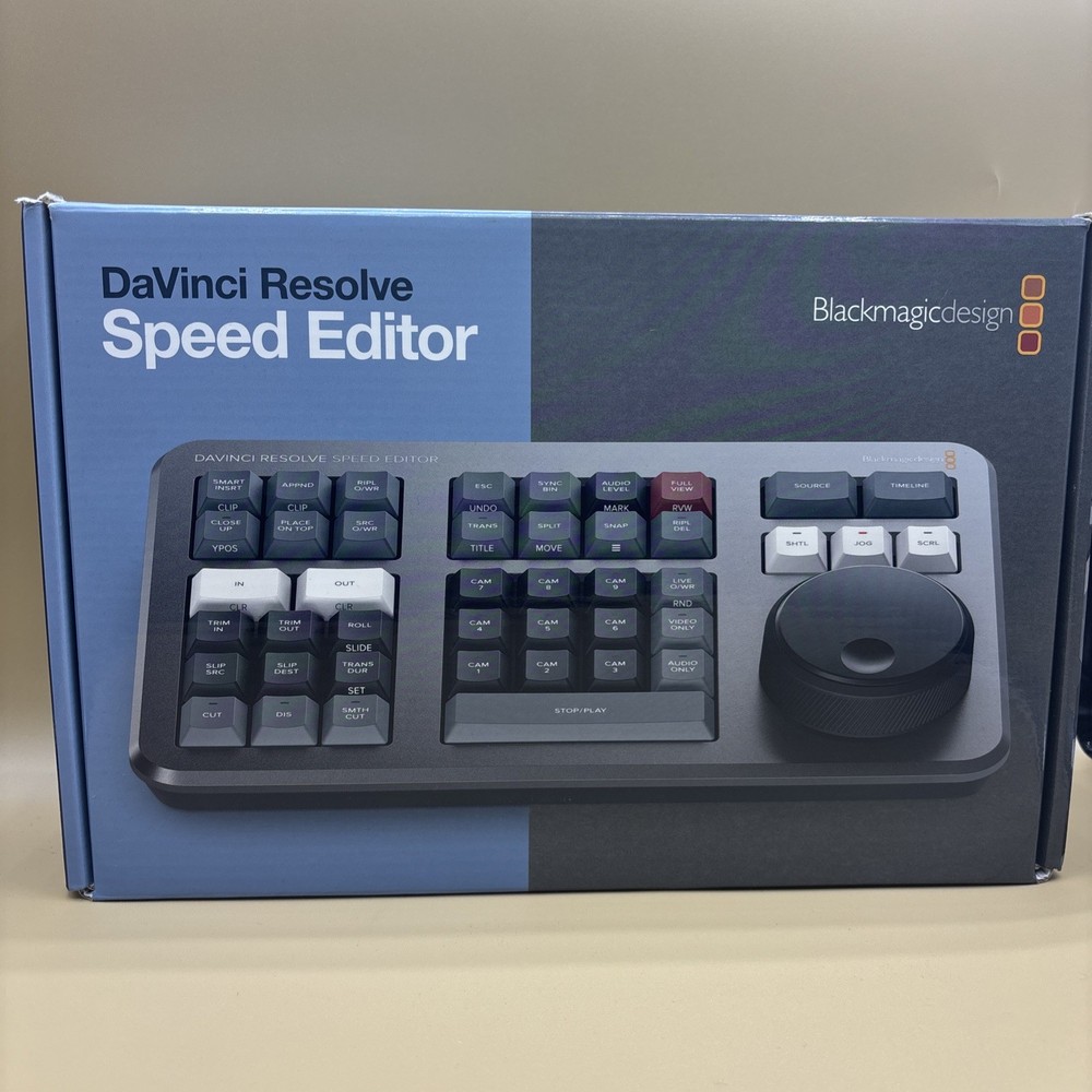 Speed Editor Blackmagic Design DaVinci Resolve No Studio license