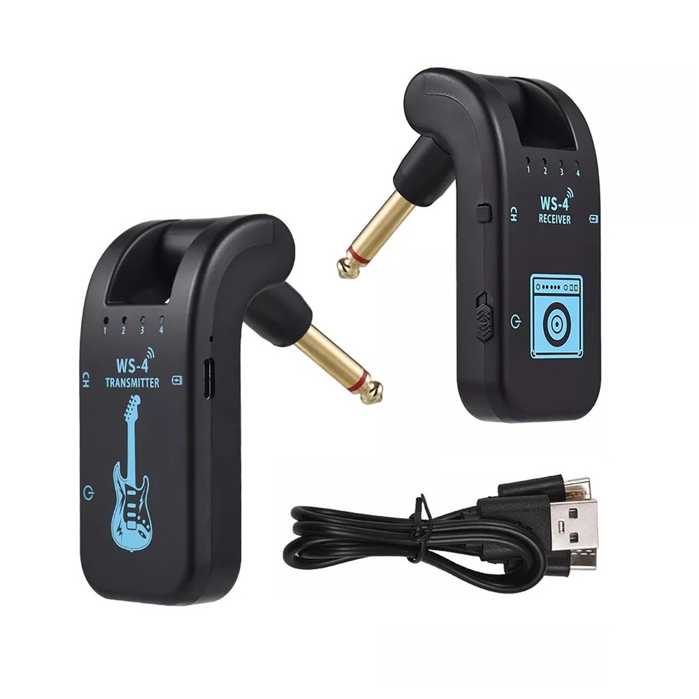 High Quality 2.4G Wireless Guitar Rechargeable Transmitter And Receiver