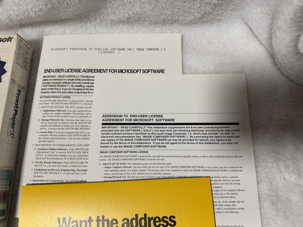 MICROSOFT FRONTPAGE 97 COMPLETE IN RETAIL BOX SOFTWARE CD-ROM