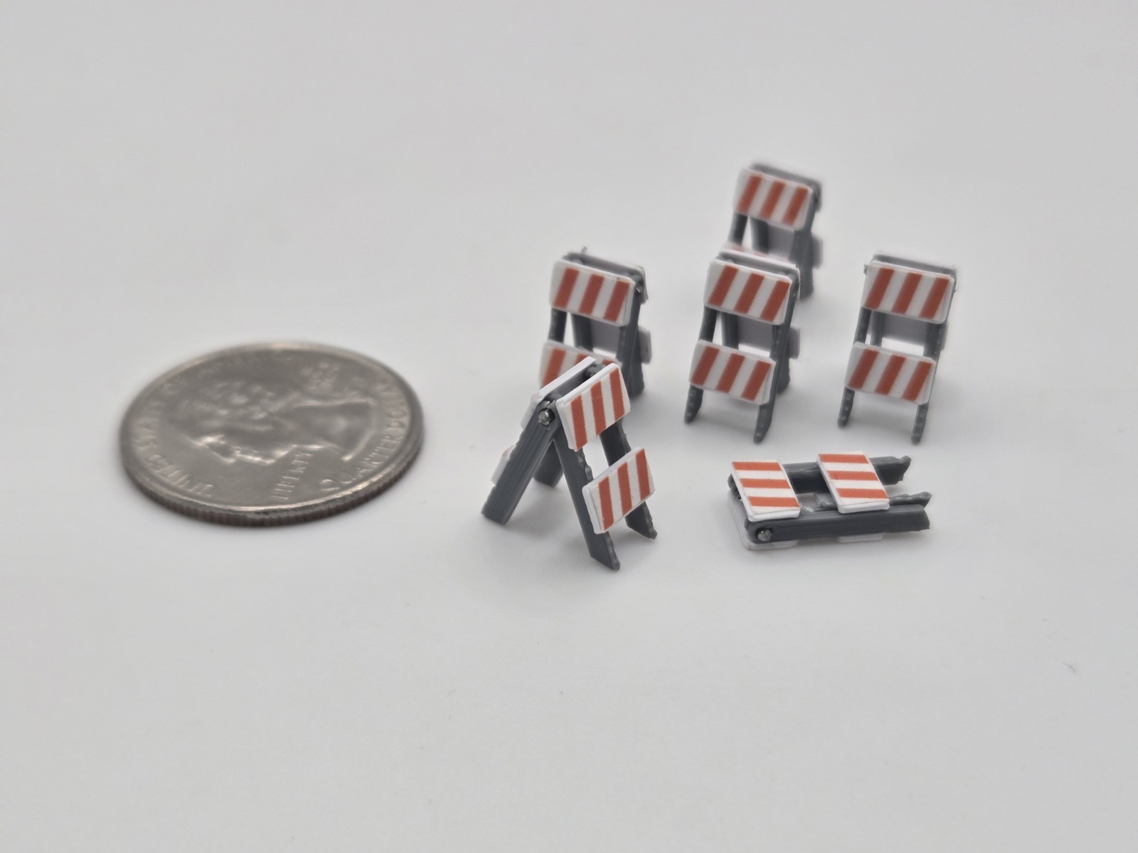 1/87 Scale Folding Type II Barricades *6 Pack*