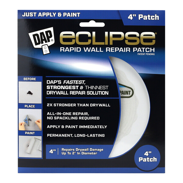 ECLIPSE 7079809163 Eclipse Rapid Wall Repair Patch 4" Clear