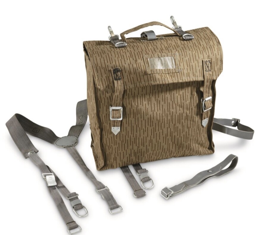German Military Surplus Canvas Backpack