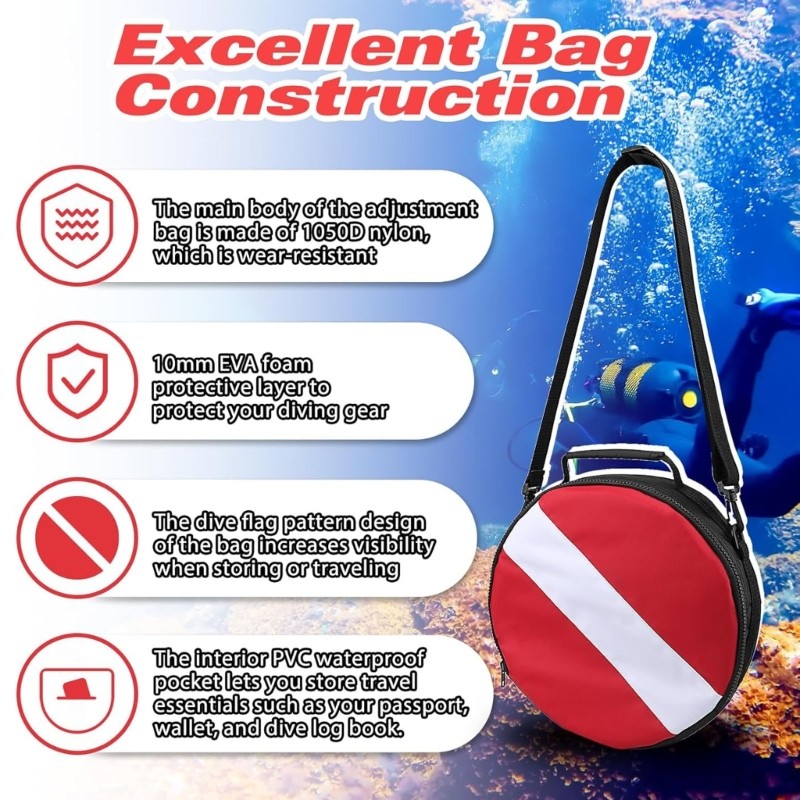 Scubas Diving Regulator Bag Scubas Regulator Bag Diving Regulator Protective Bag