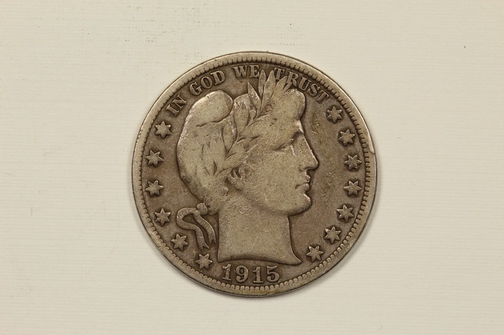 1915-S Barber Half Dollar