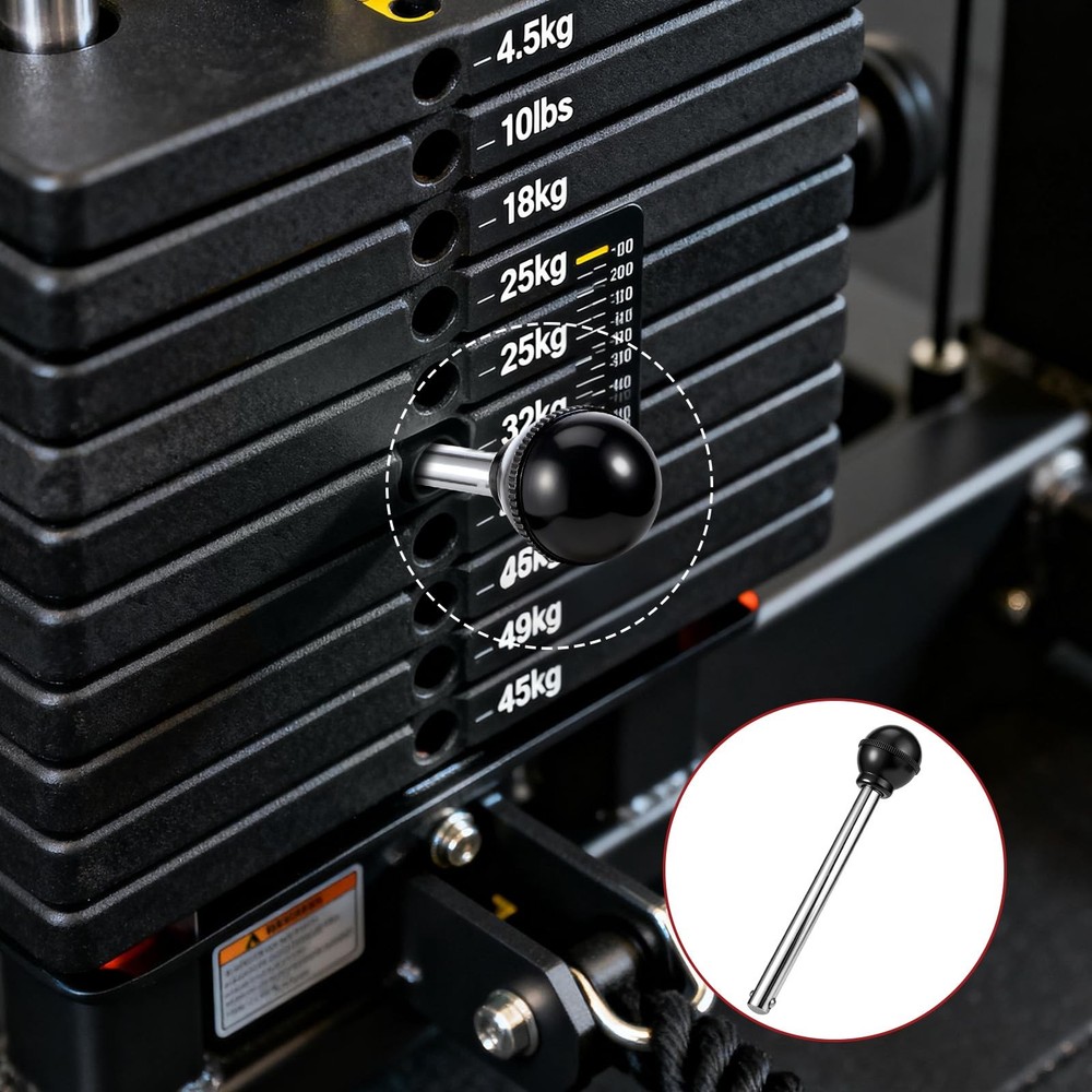 Gym Pins for Weight Stack, Weight Pins for WeightStack Machine 3/8" Diameter ...
