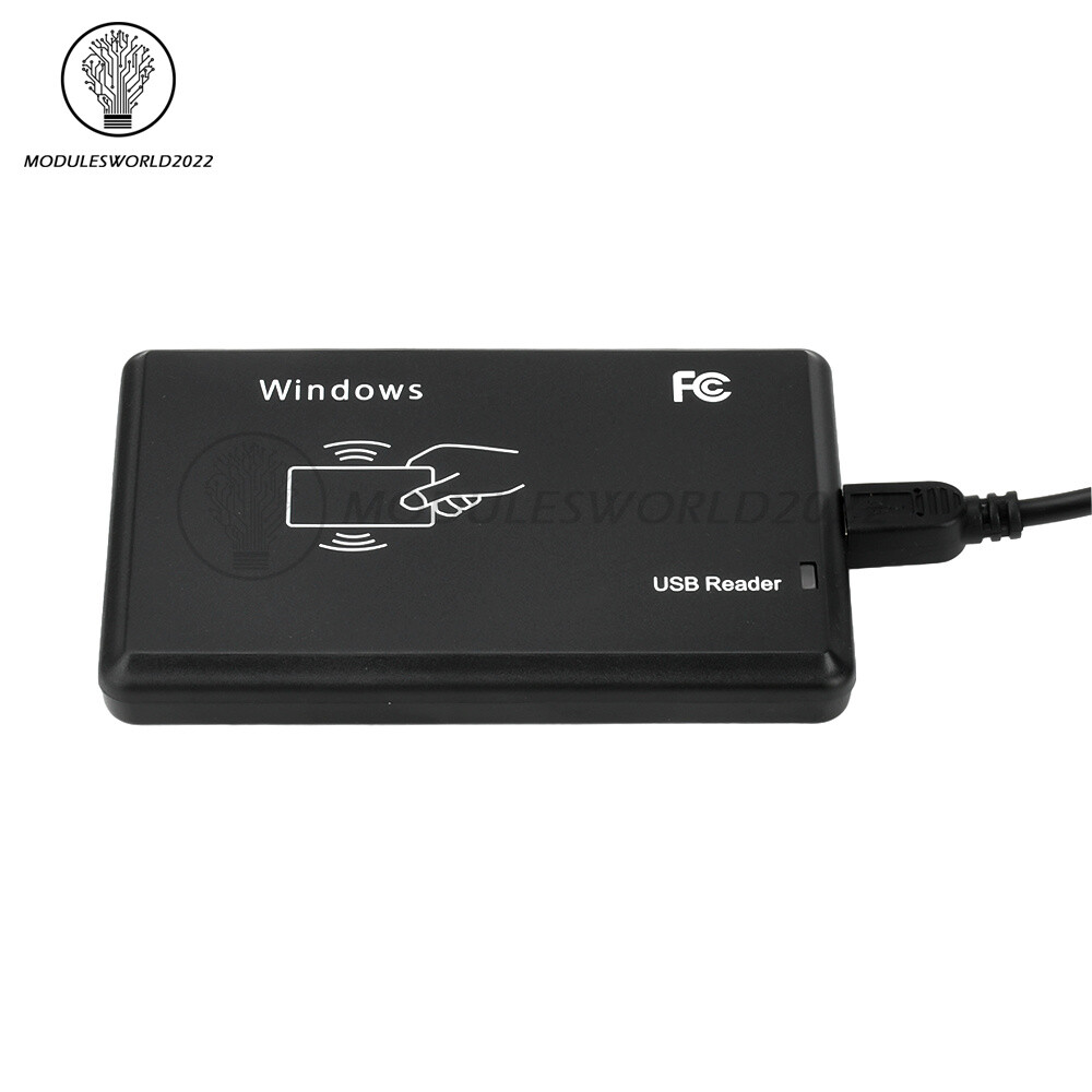 125Khz USB RFID Contactless Proximity Sensor Smart ID Card Reader EM4100