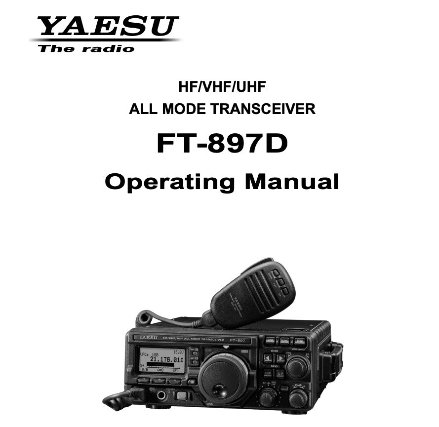 CDROM: YAESU FT-897 OPERATING & SERVICE MANUAL TECHNICAL SUPPLEMENT & BROCHURES