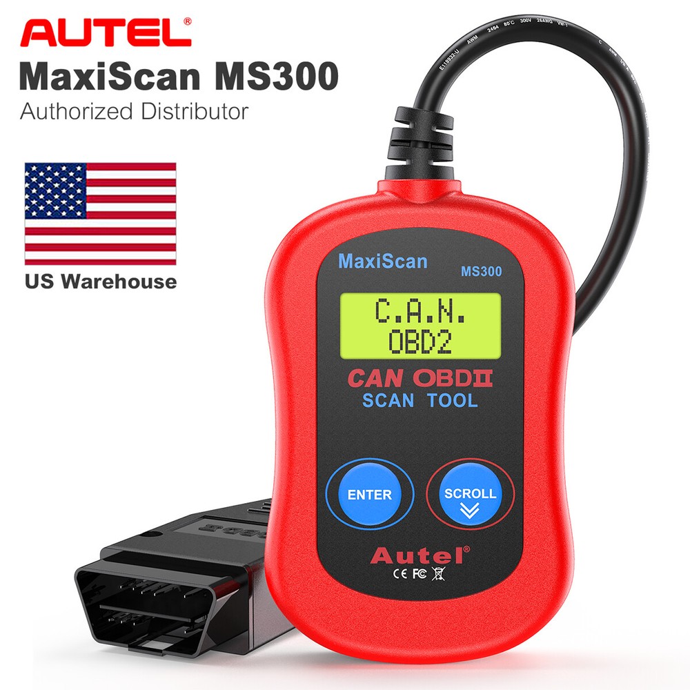 Autel MaxiScan MS300 OBD2 Scanner Code Reader Car Engine Fault Diagnostic Tool