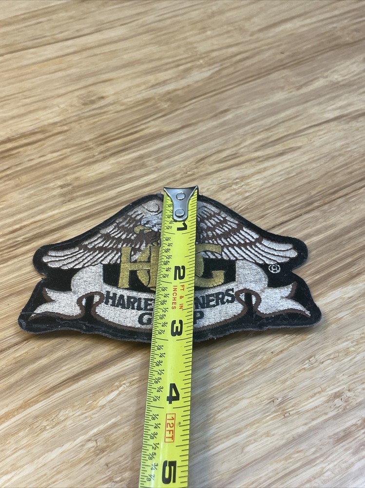 Vintage Harley Davidson Owners Group Patch Eagle Biker Motorcycle KG JD