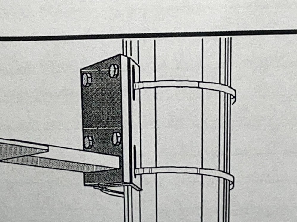 Universal Stainless Steel Vertical Pole Mount Adapter Bracket for CCTV Camera