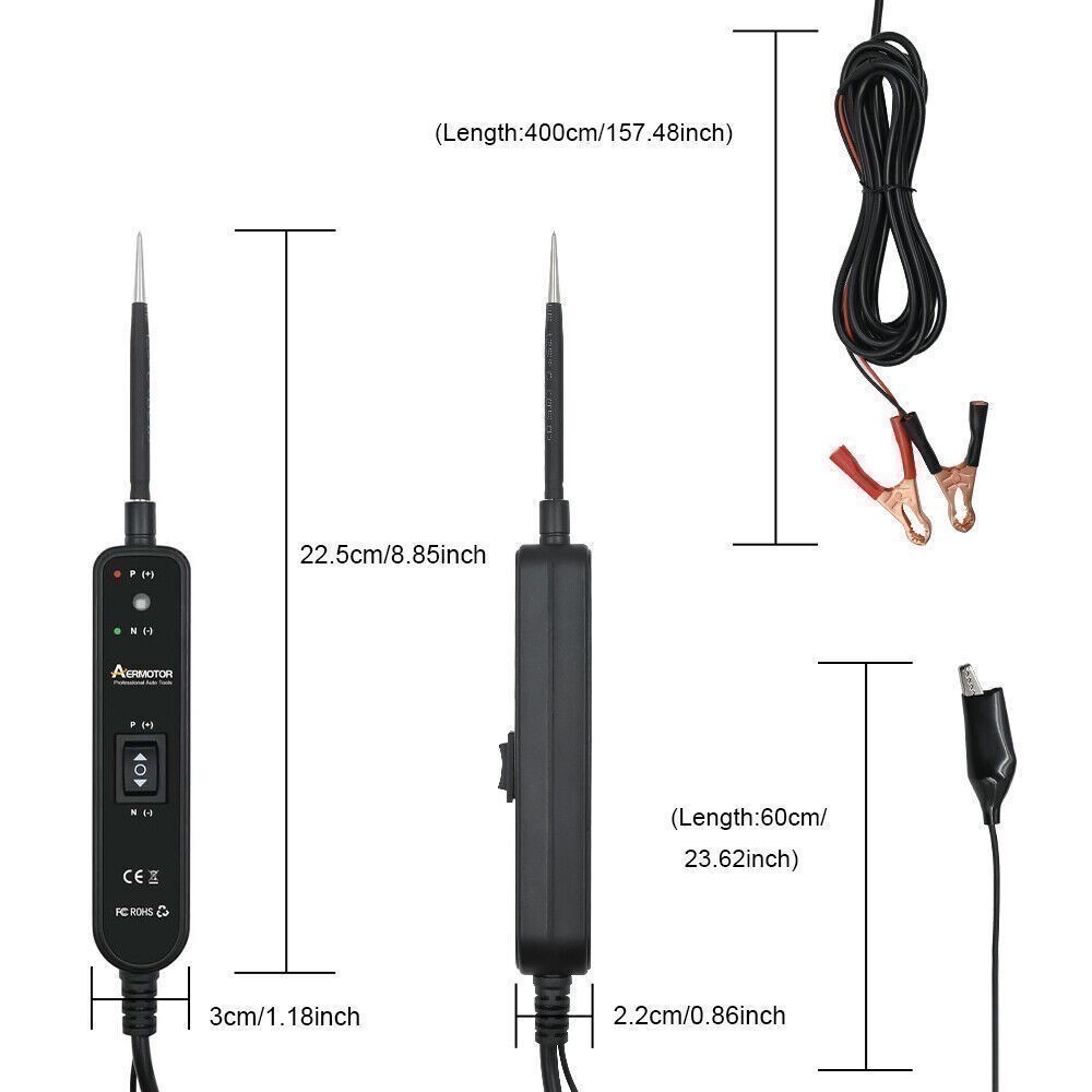 6-24V Car Auto Digital Power Probe Circuit Electrical Tester Test Device KY