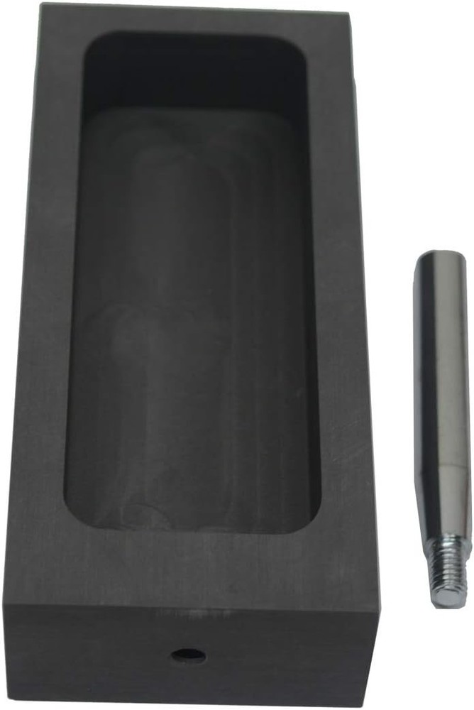 Exceptional Graphite Ingot Mold 5000g for Accurate Metal Casting & Refining