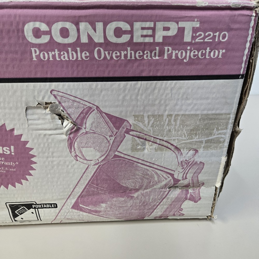 Apollo Concept 2210 Portable Overhead Projector Folding Viewfoil
