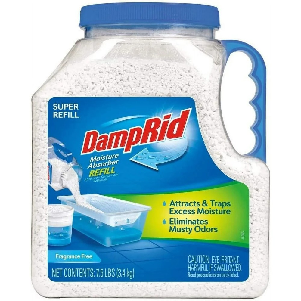 Damp Rid Moisture Absorber Refill Container 7.5 lb (2 Pack)