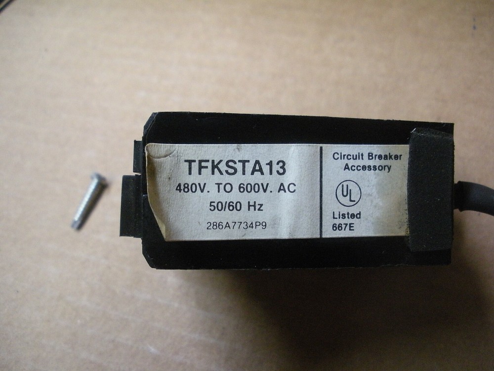 GE TFKSTA13 shunt trip unit 480-600v 2 available