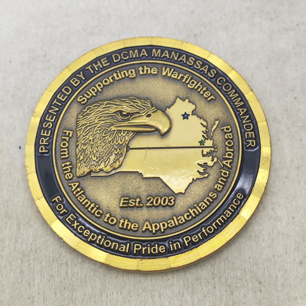 DCMA Manassas Commander for Exceptional Pride in Performance Challenge Coin