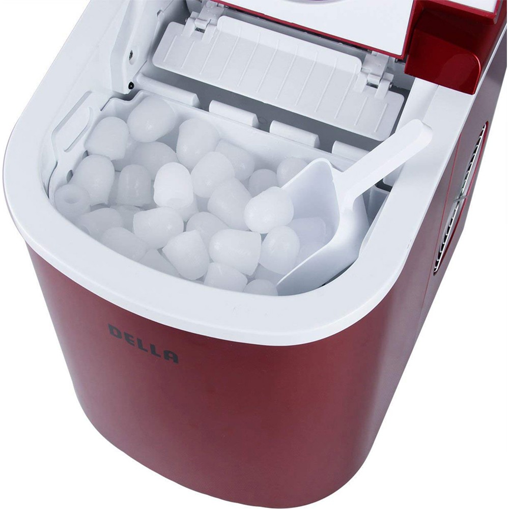 Deco Chef Electric Ice Maker (IMRED) Compact Top Load 26 Lbs. Per Day - Open Box