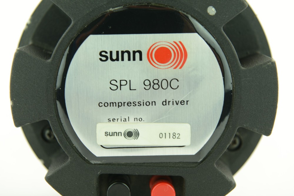 Sunn SPL 980L Compression Driver