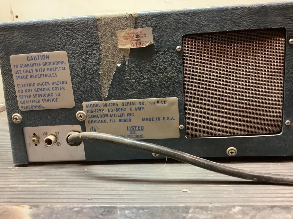 Cameron Miller Model 80-1765 Electro Surgical Unit