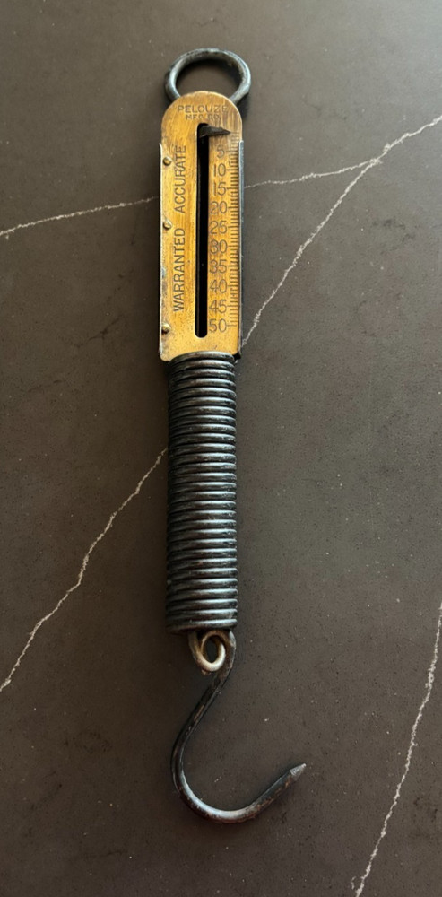 Antique Pelouze Hanging Scale