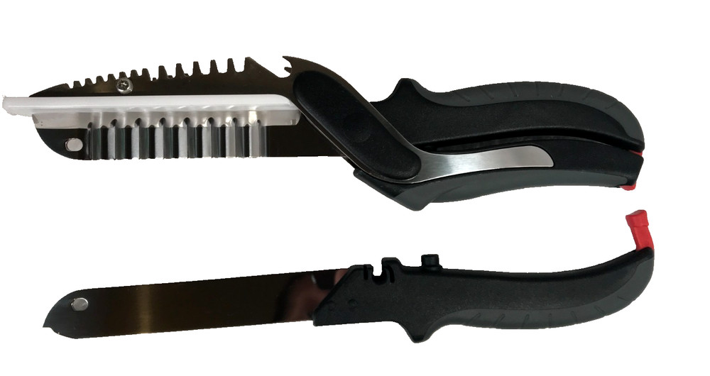 Multi Functional Stainless Steel Kitchen Scissors Meat Tenderizer Bottle Opener