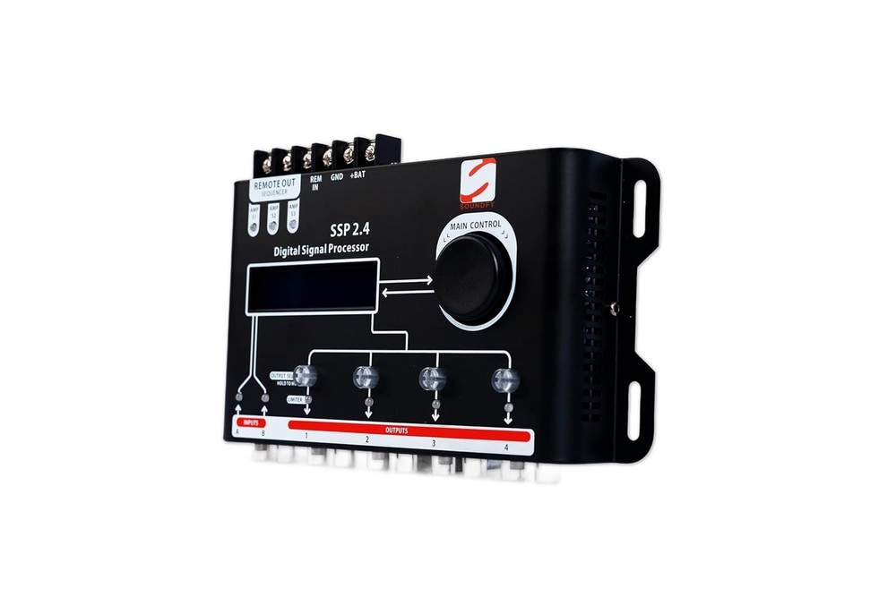 DSP & EQ System - 12 Presets, Built-in Crossover