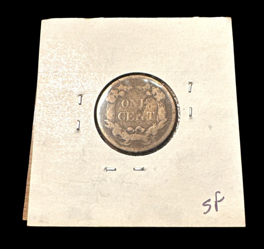 1858 SMALL LETTERS Flying Eagle 1 One Cent Penny