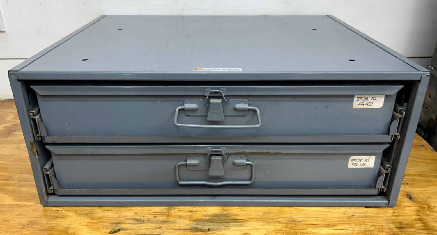 Durham Mfg Two Drawer Cabinet Removable and Divided Approximately 20"W 16"D 8"T