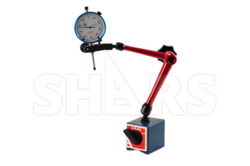 SHARS Universal Magnetic Base Indicator Holder + 1” Dial Indicator S]