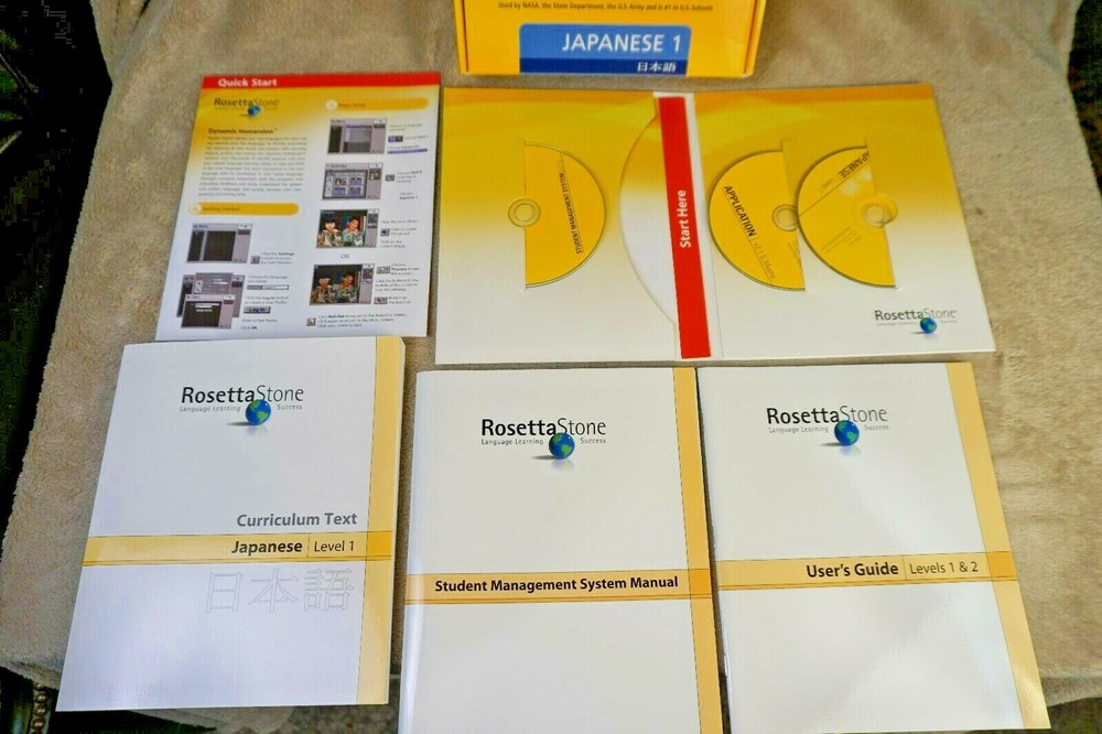 Rosetta Stone Japanese Level 1 PC/MAC Learning Software 2006