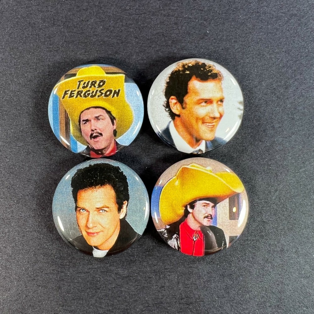 Norm Macdonald 1" Button Pin Set (4 Pins) Comedy