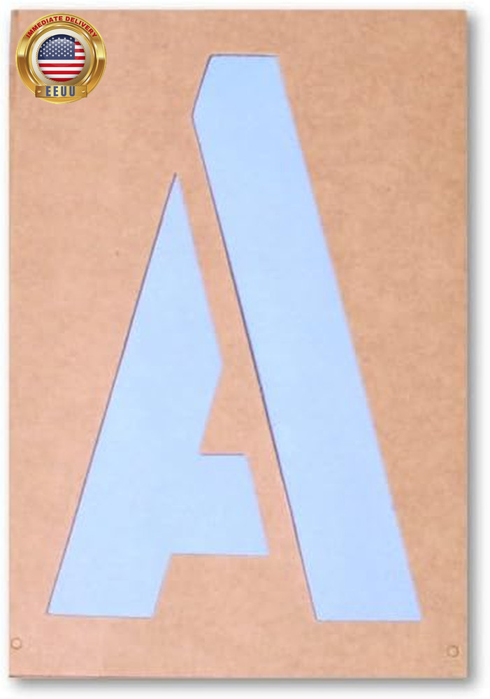 Creative Start® Reusable Stencil, Letters, Numbers and Characters, 2", Gothic (0