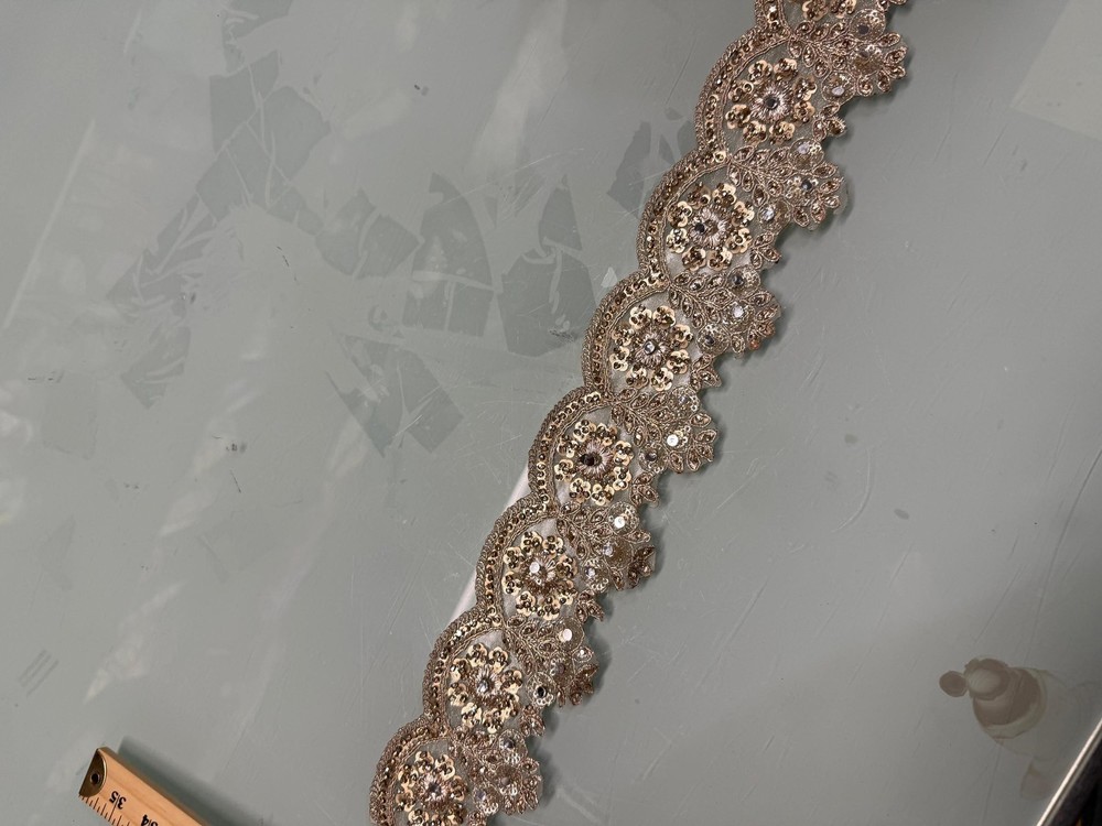 Sequin Gold Trim